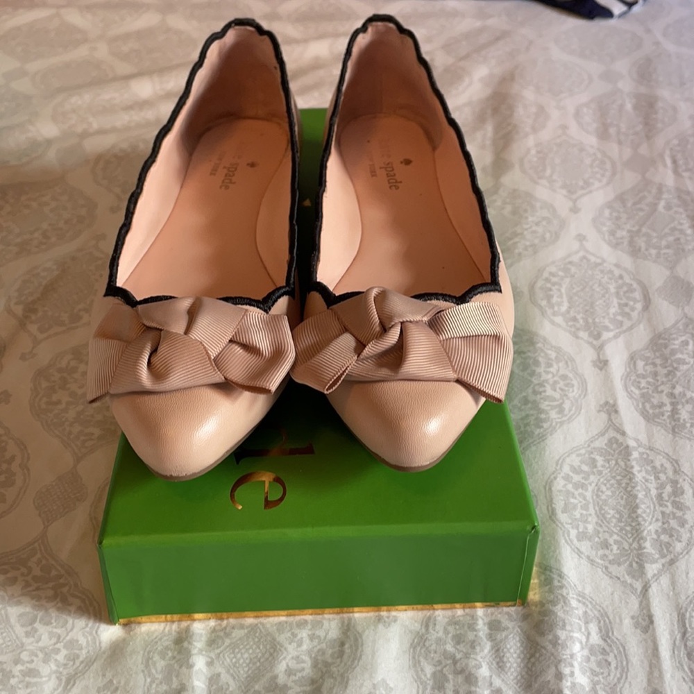 EUC kate spade nannette scalloped ballet flats 5.5